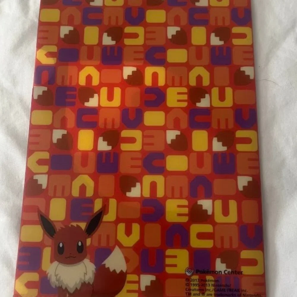 Pokémon Center Japan - Eevee A4 Clear File Folder Set – Sealed